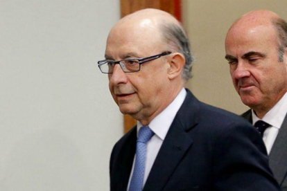 Montoro y Guindos.-ARCHIVO / JUAN MANUEL PRATS