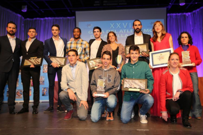 Representantes sorianos premiados en la Gala de Castilla y León de Atletismo.-FEDERACIÓN DE ATLETISMO DE CASTILLA Y LEÓN.