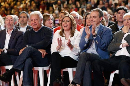 La presidenta de la Junta de Andalucía presenta hoy oficialmente su candidatura a secretaria general el partido.-EFE