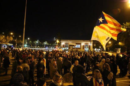 Manifestación en Meridiana con Fabra i Puig, este jueves.-ELISENDA PONS