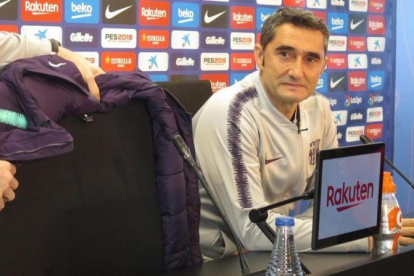 Ernesto Valverde afirmó hoy, en la Joan Gamper, que su sintonía con el club es excelente.-EMILIO PÉREZ DE ROZAS