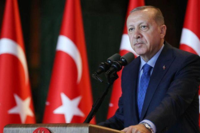 El presidente turco Recep Tayyip Erdogan.-AFP/ KAYHAN OZER