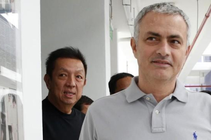 José Mourinho, durante su viaje a Singapur-REUTERS / EDGAR SU