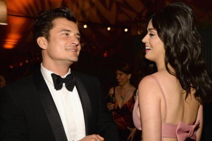 Katy Perry sorprende a Orlando Bloom con una fiesta sorpresa  por su 40 cumpleaños.-KEVIN MAZUR