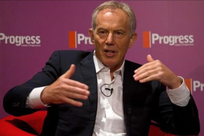 Tony Blair en un acto en Londres.-