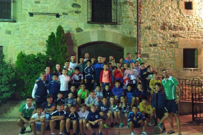 Los participantes del Campus de fútbol Pablo Machín.-HDS