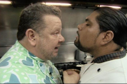 Alberto Chicote, en un tenso momento de la nueva temporada del programa de La Sexta 'Pesadilla en la cocina'.-EL PERIÓDICO