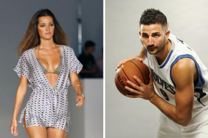 La modelo Malena Costa y el jugador de baloncesto Ricky Rubio tienen cuenta en 'Vippter'.-