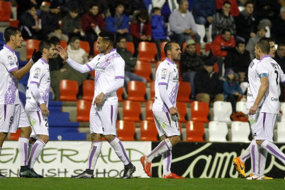 El Numancia ganaba en Lugo con un gol de Pablo Valcarce en los últimos minutos y confirmaba que se le dan bien los partidos de Año Nuevo.-Área 11