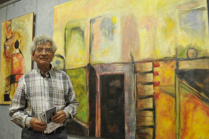 Muestra en la Audiencia del pintor de San Esteban Carlos Aranda.-ÁLVARO MARTÍNEZ