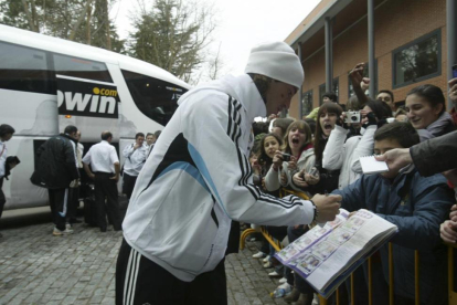 El Madrid ya se hospedaba en el Parador hace nueve años en su última visita a Soria.-Luis Ángel Tejedor