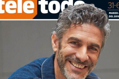 Detalle de la portada del suplemento de televisión Teletodo con el actor Leonardo Sbaraglia.-EL PERIÓDICO