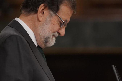 El expresidente Mariano Rajoy.-JOSÉ LUIS ROCA