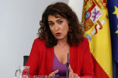 La ministra de Hacienda, María Jesús Montero.-J J GUILLÉN