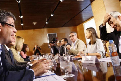 Tercera reunión de los equipos negociadores del PP y Ciudadanos.-AGUSTIN CATALAN