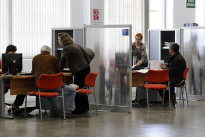 Empleados públicos de la Delegación Territorial de la Junta. / F. S. -