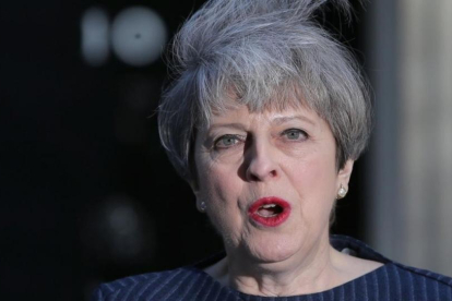 La primera ministra británica, Theresa May.-AFP/DANIEL LEAL-OLIVAS