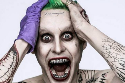 Jared Leto caracterizado de Joker.-TWITTER