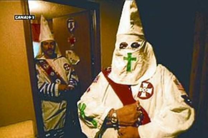 Un gran dragón del Ku Klux Klan.-