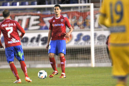Juanma y el también canario David González en un partido de esta temporada-