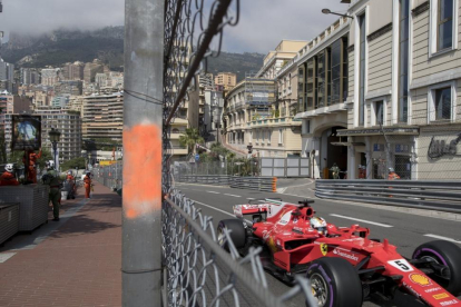 Sebastian Vettel, en Mónaco.-EFE