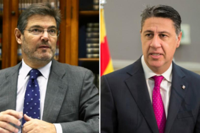 Rafael Catalá y Xavier García Albiol.-