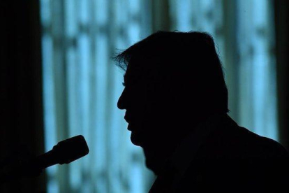 Donald Trump, durante una intervención en la Casa Blanca.-NICHOLAS KAMM (AFP)