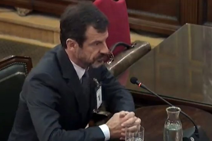 El comisario Ferran López declara en el juicio del procés.-SEÑAL SUPREMO
