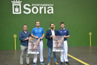Presentación del Torneo San Saturio Ciudad de Soria de pelota.-HDS
