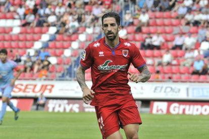 Mateu ha sido el jugador del Numancia más utilizado por Arrasate durante el curso pasado.-Daniel Rodríguez