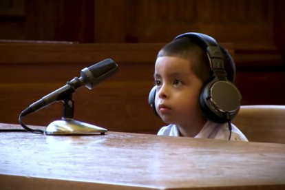 Captura del vídeo de la oenegé que denuncia los juicios a menores sin abogados-YOUTUBE