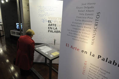 Exposición ‘El arte en la palabra’, en La Audiencia. / ÚRSULA SIERRA-
