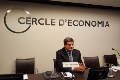 El presidente de Airef, José Luis Escrivá, en un acto en el Cercle dEconomia.-EUROPA PRESS
