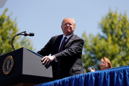El presidente de los Estados Unidos, Donald Trump.-REUTERS