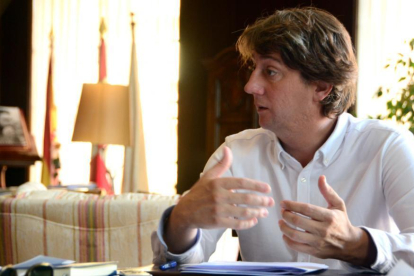 carlos Martínez Mínguez, alcalde de Soria.-Álvaro Martínez