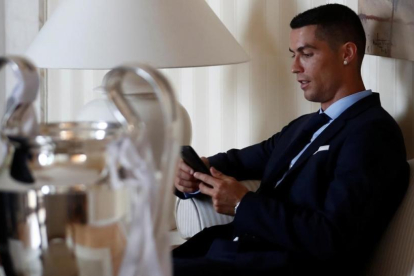 Cristiano Ronaldo, tras ganar la Champions 2018.-REUTERS / JAVIER BARBANCHO
