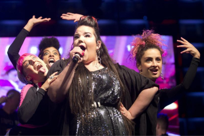 Netta Barzilai, representante de Israel y ganadora del Festival de Eurovisión 2018.-/ AP
