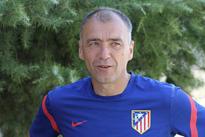 El ex jugador del Atlético de Madrid, Milinko Pantic. -