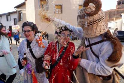 Fiesta de los Zarrones de Borobia, localidad que presume del carnaval más antiguo de Soria. MÍRIAM CHACÓN- ICAL
