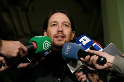 El secretario general de Podemos, Pablo Iglesias.-EFE / JUANJO MARTÍN