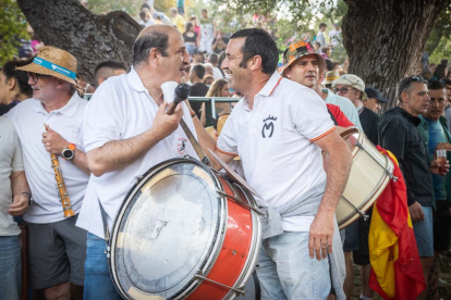 Celebración matutina del Lavalenguas de San Juan 2022 en Soria. GONZALO MONTESEGURO
