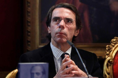 El expresidente del Gobierno y presidente de FAES, José María Aznar.-JUANJO MARTIN (EFE)