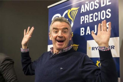 El consejero delegado de Ryanair, Michael OLeary-JOAN PUIG