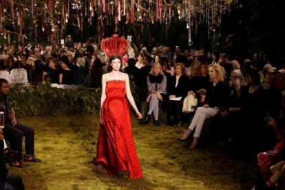 Desfile de alta costura de Dior.-REUTERS / GONZALO FUENTES