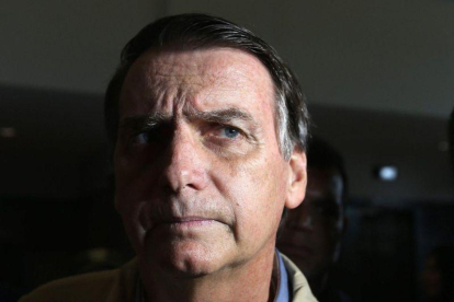 Jair Bolsonaro negó que su Gobierno pretenda menospreciar las relaciones de Brasil con China, el principal socio económico del país.-EFE MARCELO SAY O