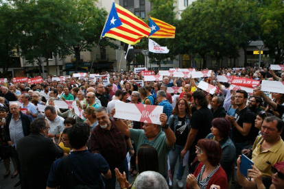 Concentración en Sabadell en apoyo de los CDR detenidos acusados de terrorismo.-ANNA MAS