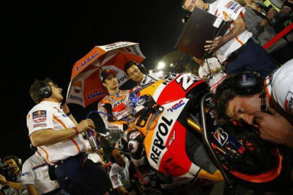 Dani Pedrosa, durante el Gran Premio de Catar del fin de semana pasado.-Foto: REPSOL MEDIA / JAIME OLIVARES
