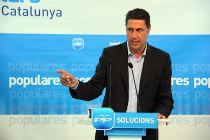 Xavier Garcia Albiol, durante un acto de campaña el 2011.-ACN