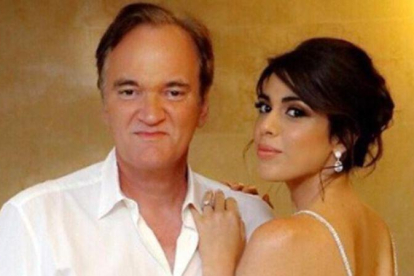 Quentin Tarantino y Daniella Pick.-EL PERIÓDICO