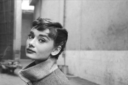 Una imagen de Audrey Hepburn.-